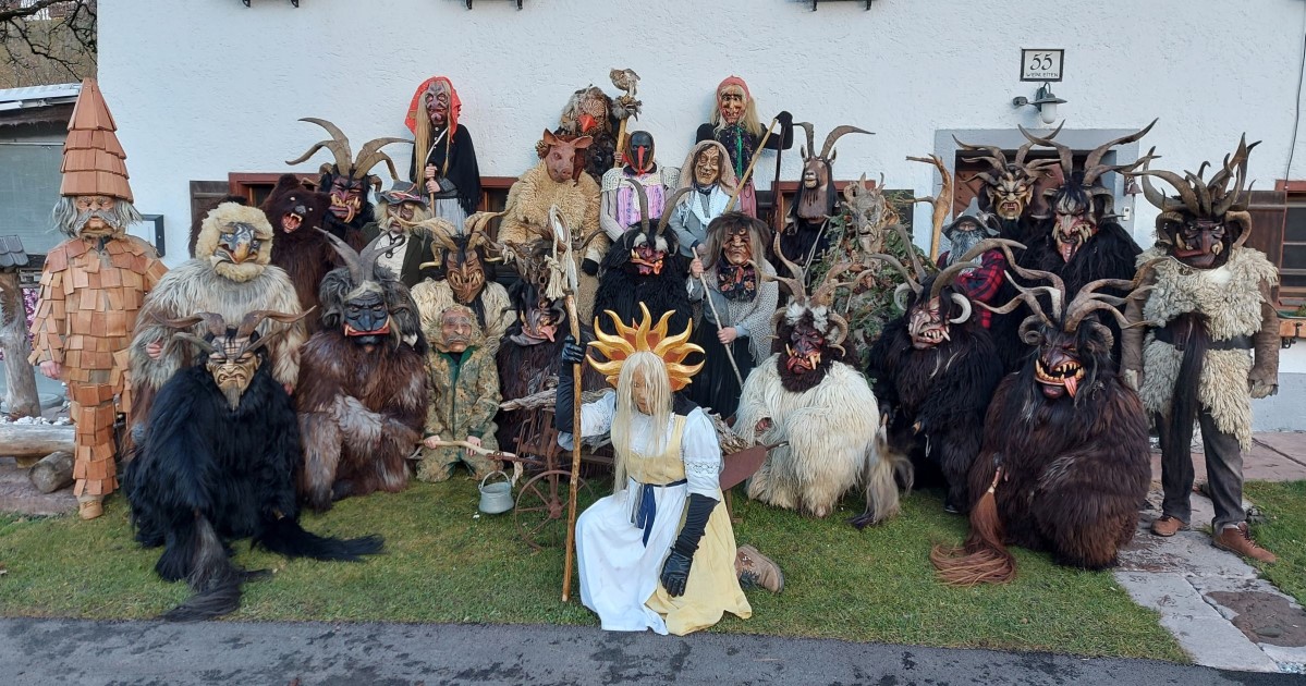 Tennengauer Rauhnachtperchten - Foto: Heimatverein D`Tennengauer